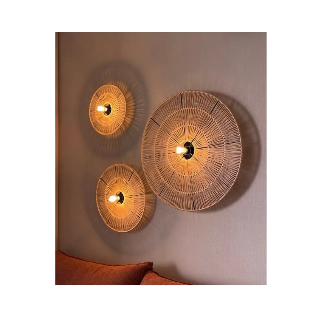 Circular Radiance Wall Light – Super Beige