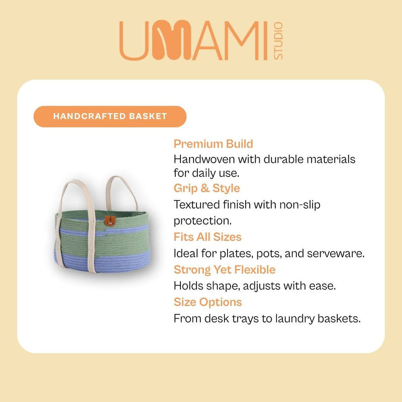 Umami Studio’s Tranquil Bloom Rope Basket
