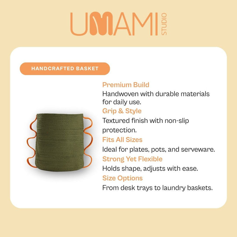 Umami Studio’s Verdant Grace Rope Basket