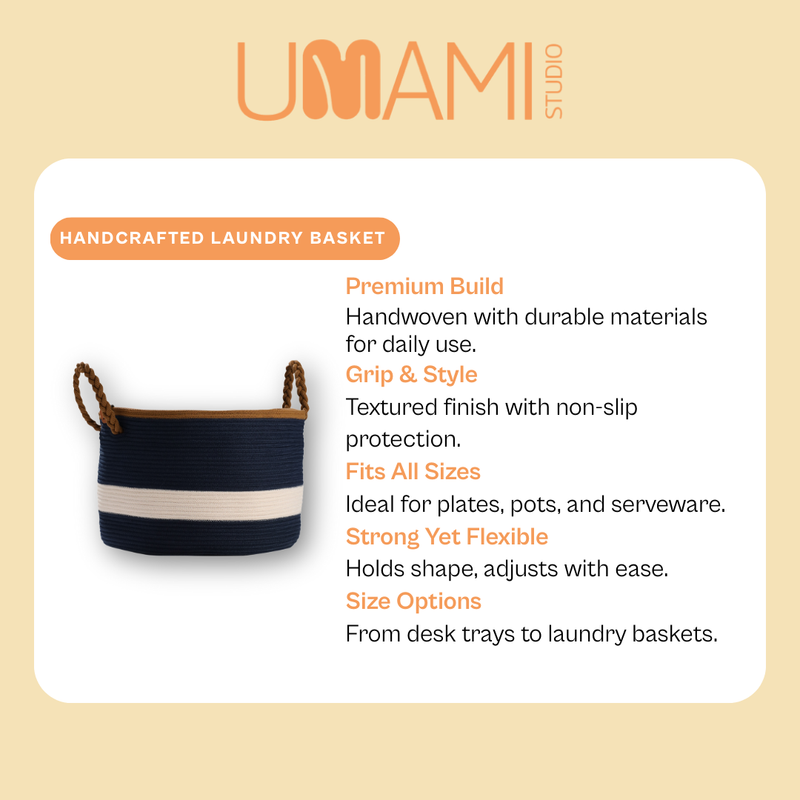 Umami Studio’s Nautical Bliss Laundry Basket