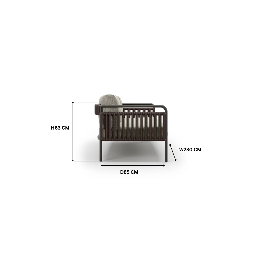 Aava Terra 3 Seater Sofa