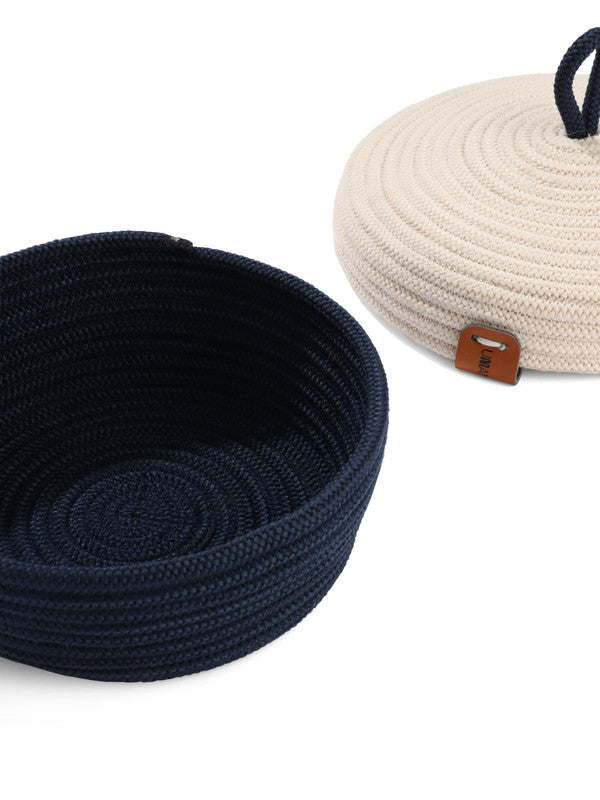 Persian Blue Serenity Bread Basket