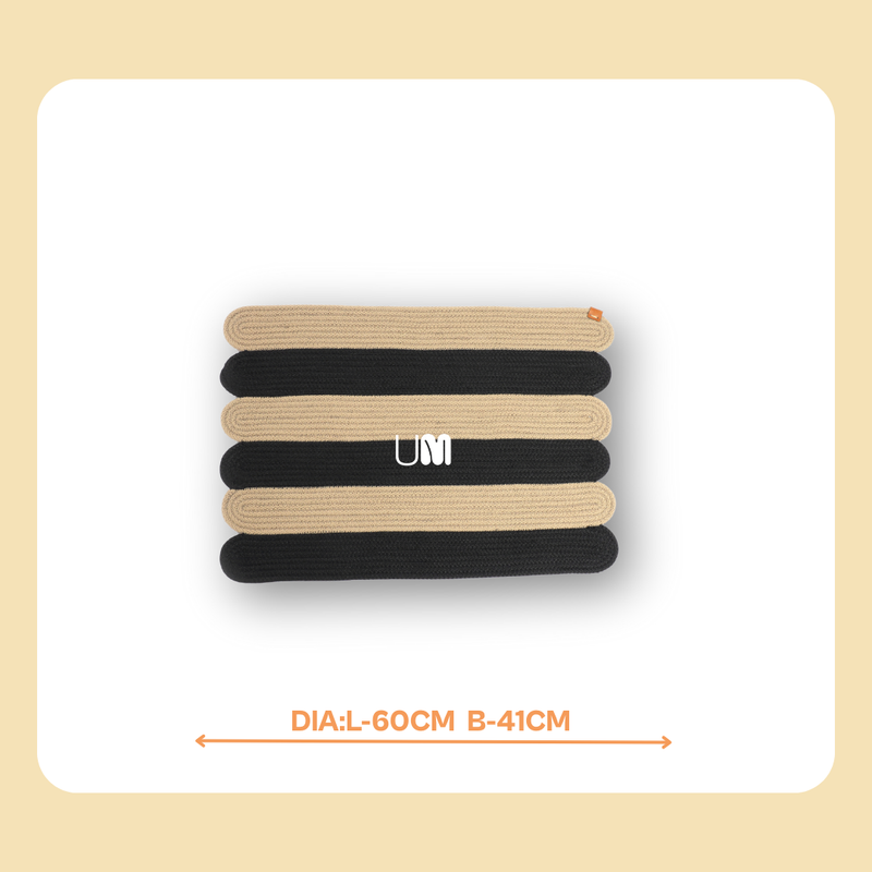 Umami Studio’s Striped Elegance Floor Mat