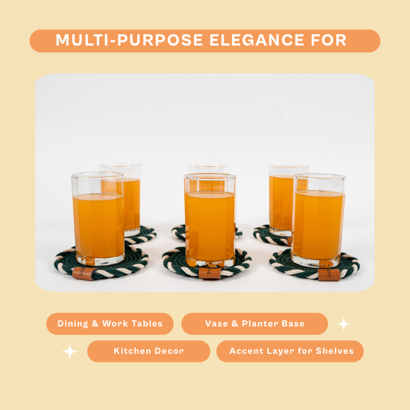 Botanical Bliss Coaster Set (Set of 6)