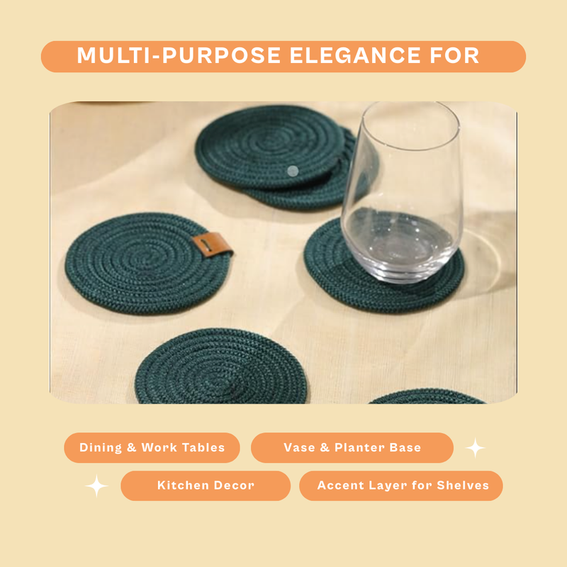 Evergreen Harmony Coasters (Set of 6)