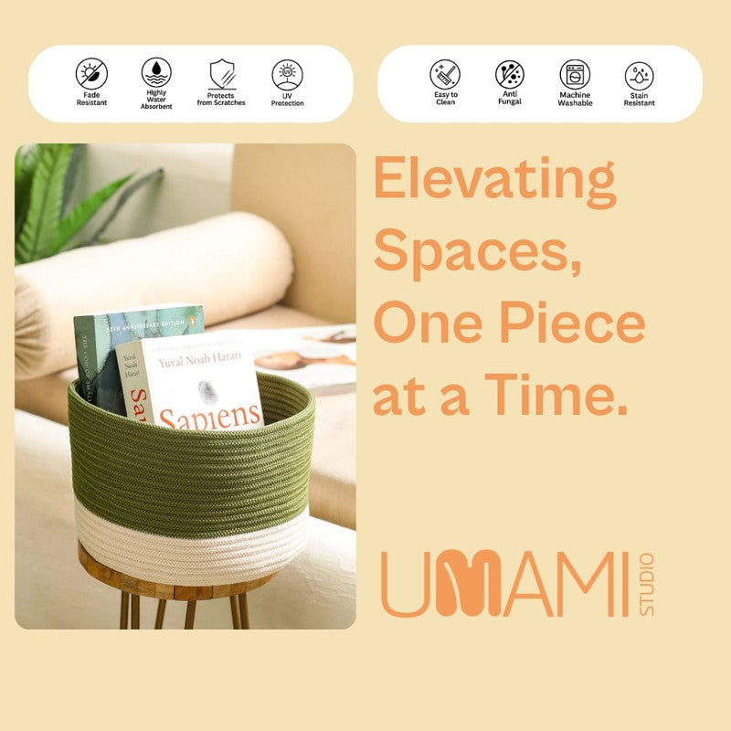 Umami Studio’s Nature’s Embrace Rope Basket & Planter Cover