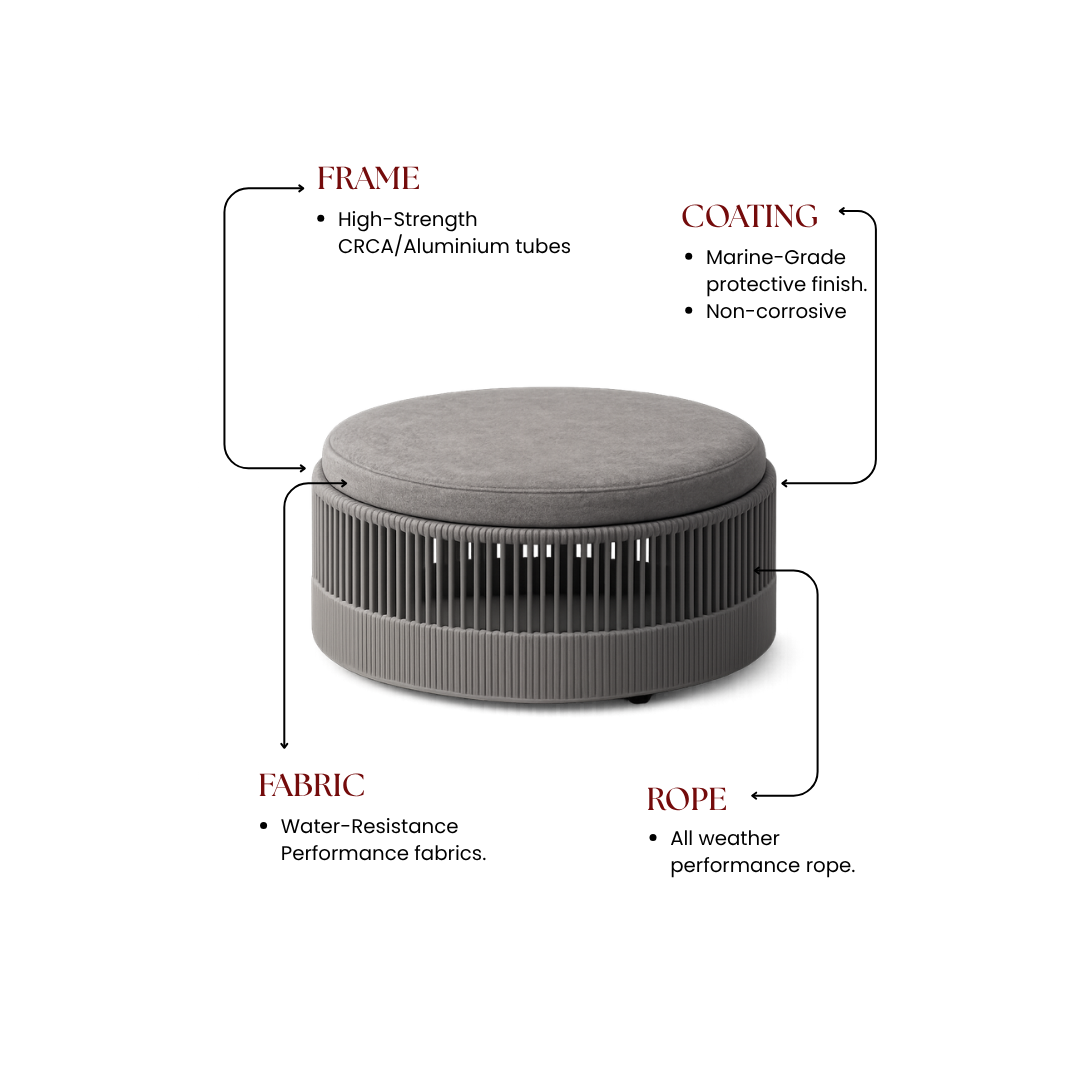 Aava Terra Pouf