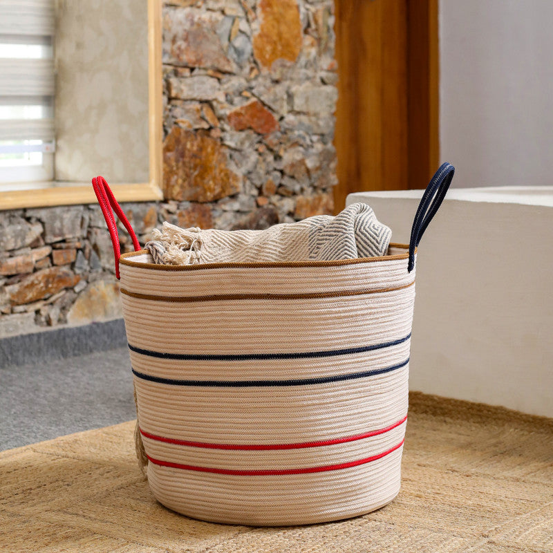 Umami Studio’s Coastal Bliss Laundry Basket