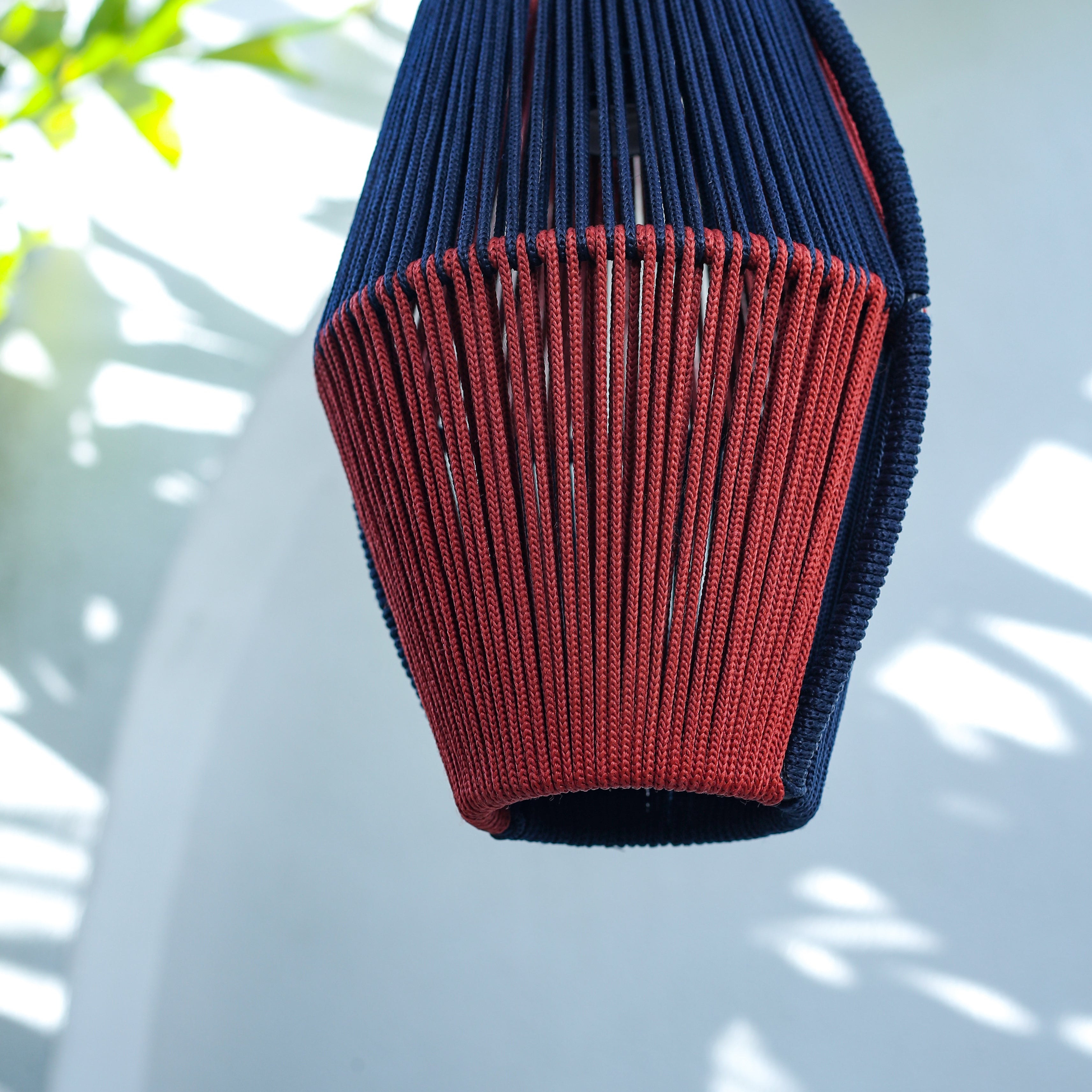 Burnt Bound Persian Blue and Tan Lamp