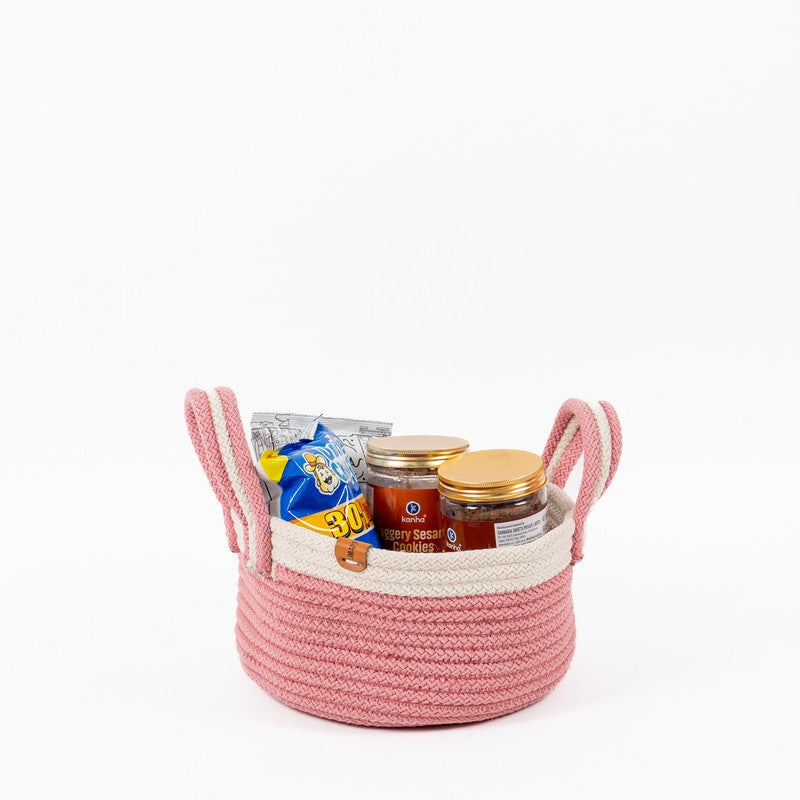 Umami Studio’s Rosy Grace Rope Basket