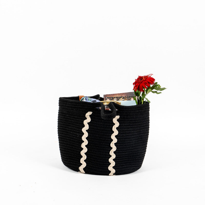 Midnight Voyager Tote Bag with Secure Closure