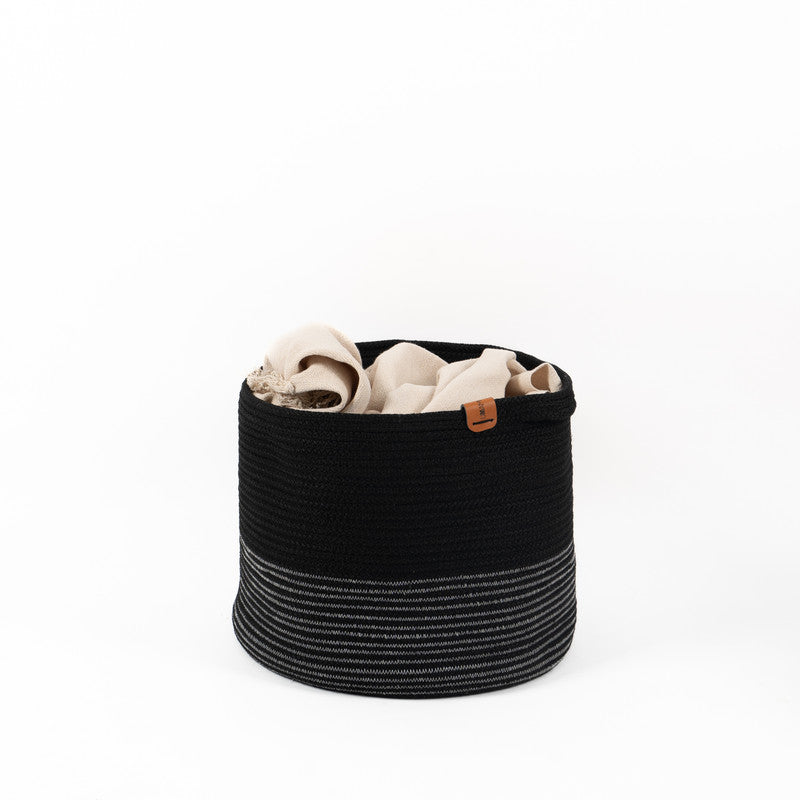 Umami Studio’s Ebony Elegance Laundry Basket