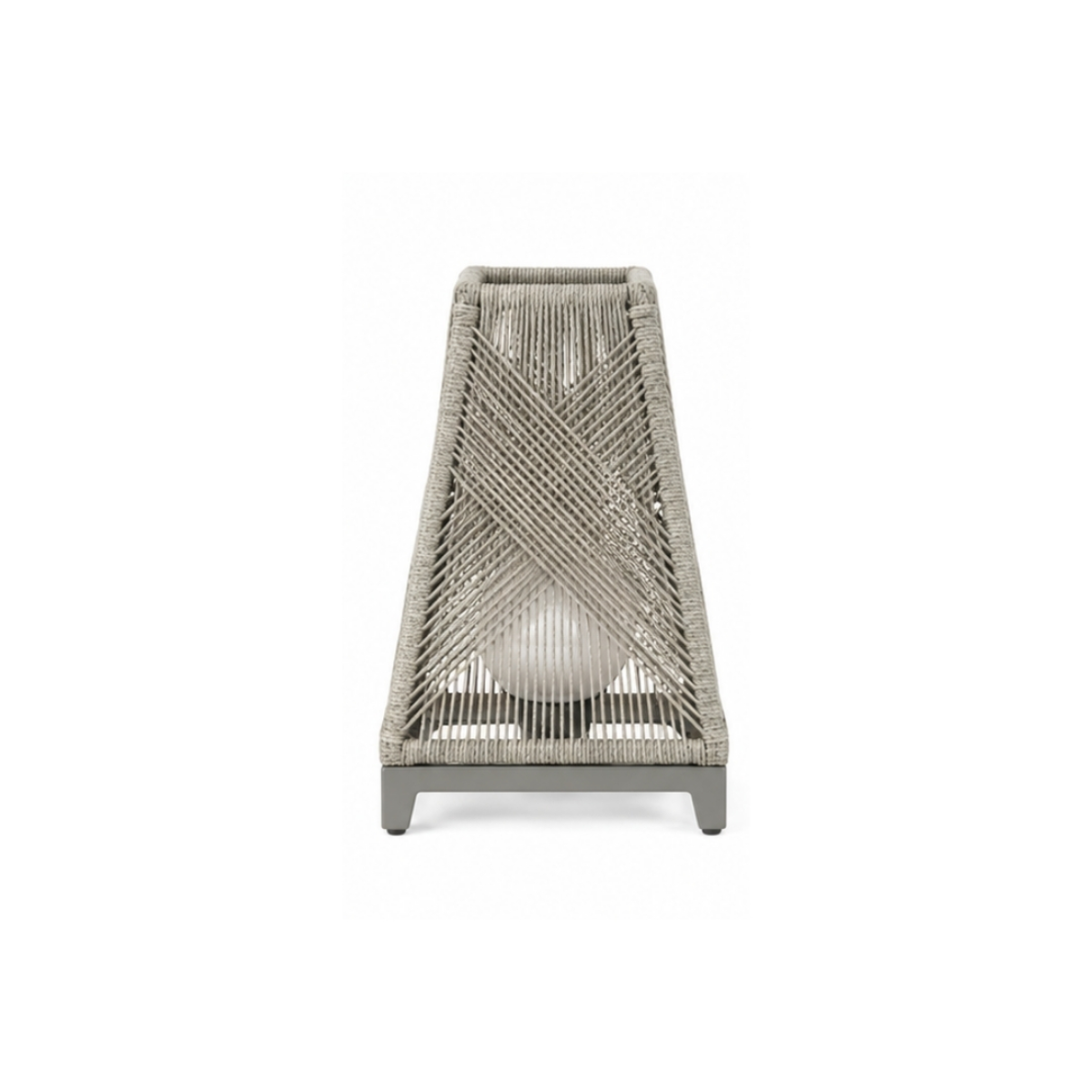 Angular Lantern Floor Lamp – Light Grey