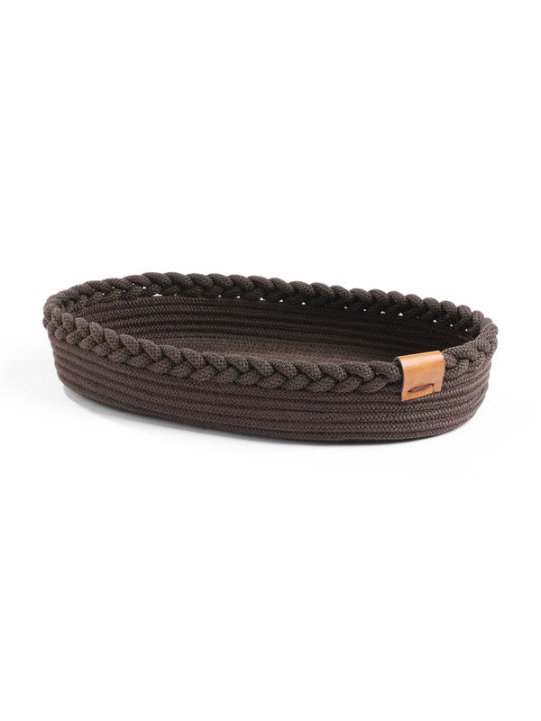 Compact Rustic Charm Brown Basket