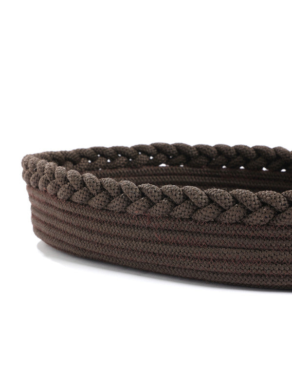 Compact Rustic Charm Brown Basket