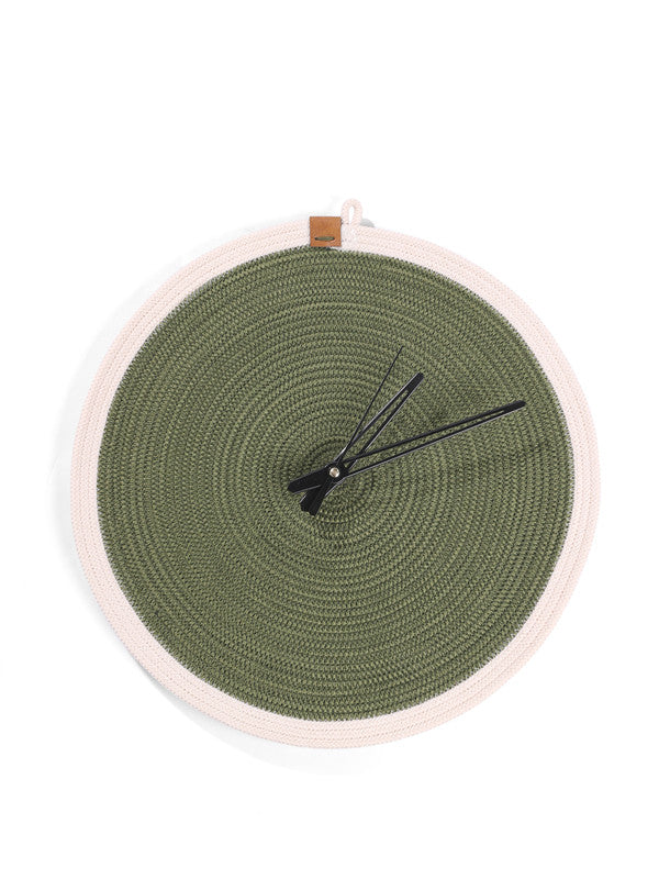 Olive Harmony Mini Wall Clock