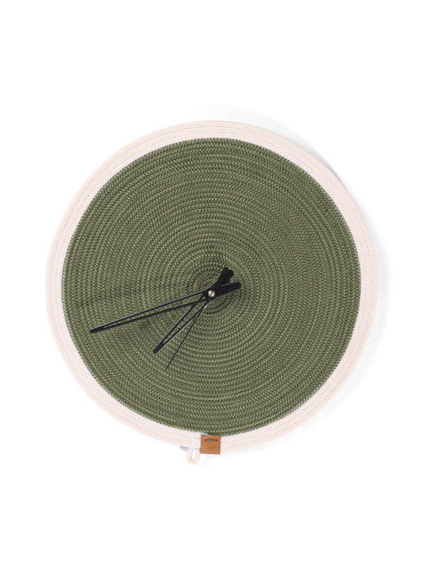 Olive Harmony Mini Wall Clock