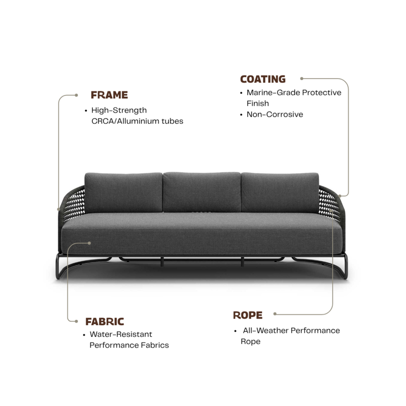Serra Nest Three Seater Sofa
