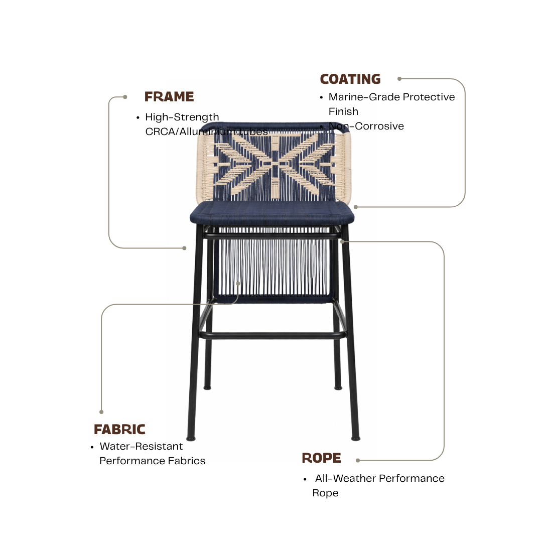 Interlace Weave High Chair 