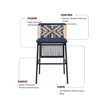 Interlace Weave High Chair 