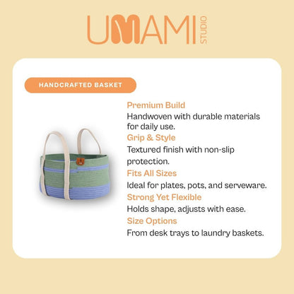 Umami Studio’s Tranquil Bloom Rope Basket