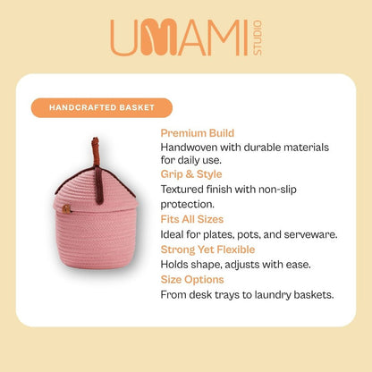 Umami Studio’s Blossom Delight Rope Basket