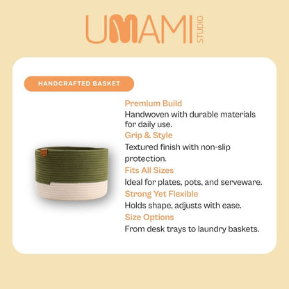 Umami Studio’s Nature’s Embrace Rope Basket & Planter Cover