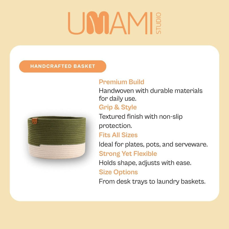 Umami Studio’s Nature’s Embrace Rope Basket & Planter Cover