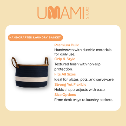Umami Studio’s Nautical Bliss Laundry Basket
