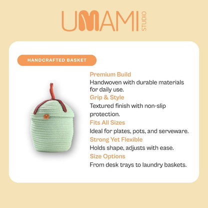 Umami Studio’s Nature’s Charm Rope Basket
