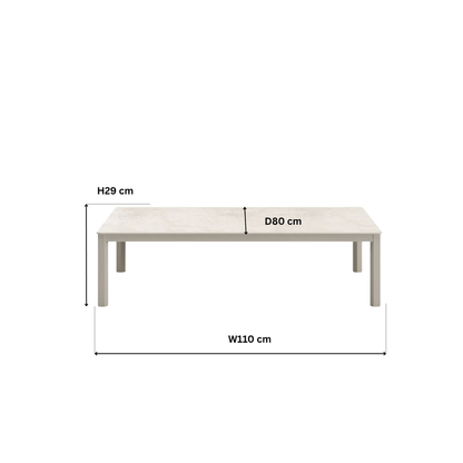 Drift Noir Coffee Table