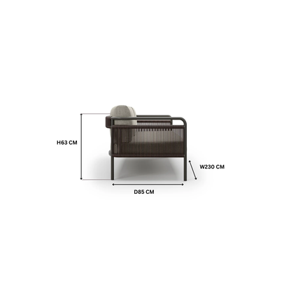 Aava Terra 3 Seater Sofa