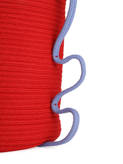 Umami Studio’s Scarlet Bloom Rope Basket and planter cover