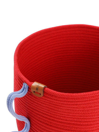 Umami Studio’s Scarlet Bloom Rope Basket and planter cover