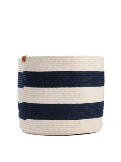 Umami Studio’s Coastal Stripes Basket & Planter Cover