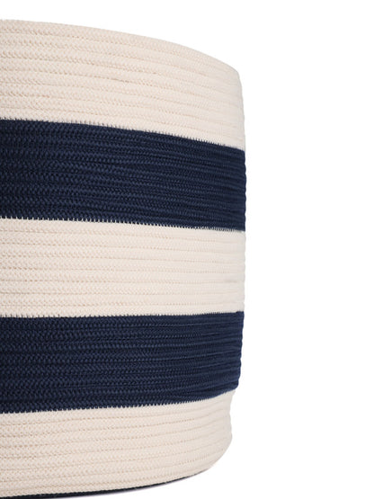 Umami Studio’s Coastal Stripes Basket & Planter Cover