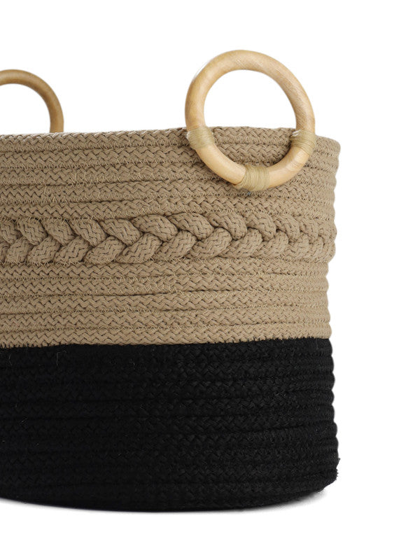 Umami Studio’s Midnight Harmony Rope Basket