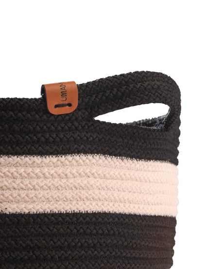 Umami Studio’s Monochrome Chic Rope Basket