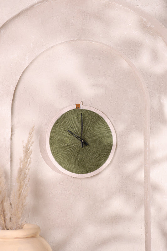 Olive Harmony Mini Wall Clock