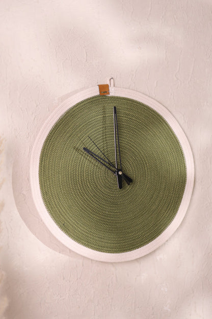 Olive Harmony Mini Wall Clock