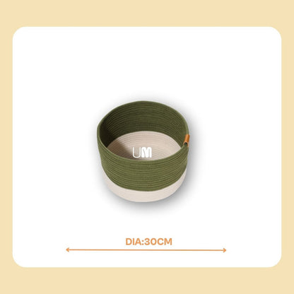 Umami Studio’s Nature’s Embrace Rope Basket & Planter Cover