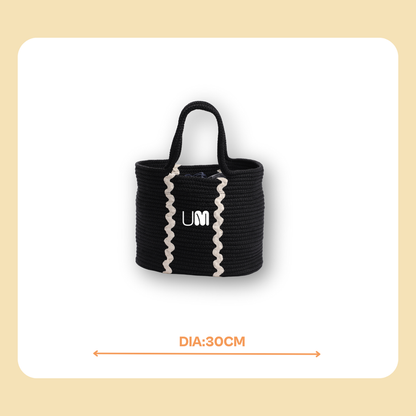 Midnight Voyager Tote Bag with Secure Closure