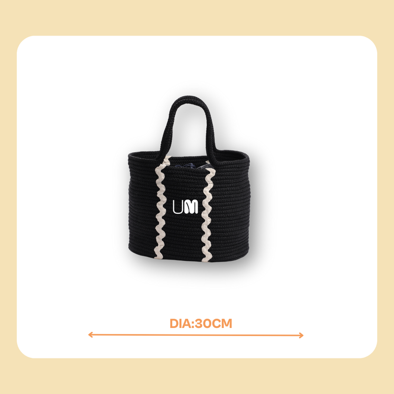 Midnight Voyager Tote Bag with Secure Closure