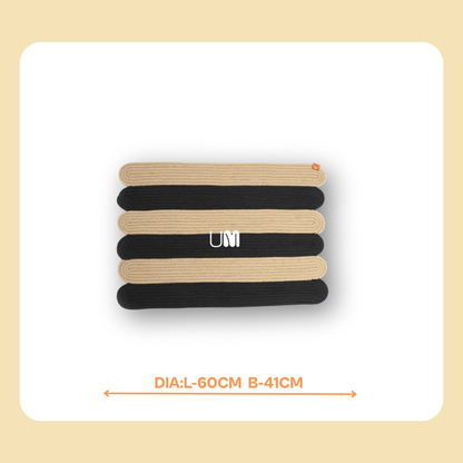 Umami Studio’s Striped Elegance Floor Mat