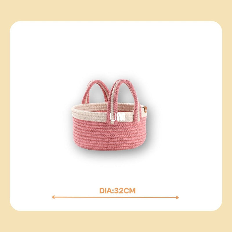 Umami Studio’s Rosy Grace Rope Basket