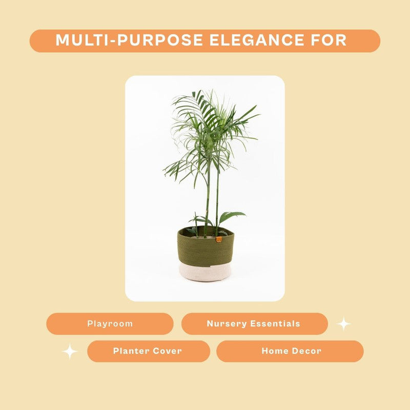 Umami Studio’s Nature’s Embrace Rope Basket & Planter Cover