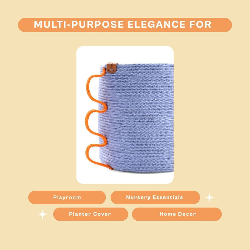 Umami Studio’s Coastal Breeze Rope Planter Cover and  Basket