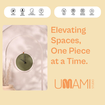 Olive Harmony Mini Wall Clock