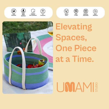 Umami Studio’s Tranquil Bloom Rope Basket