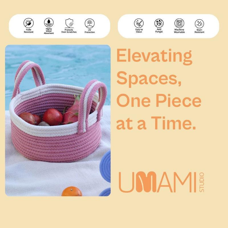 Umami Studio’s Rosy Grace Rope Basket